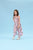Soft Pink Berry Striped Palazzo Jumpsuit Mother Daughter Set