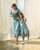 Mother Daughter Dusty Teal Dhoti Jumpsuit
