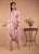 Tuberose Pink Peplum Dhoti Jumpsuit (Clearance)