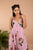 Pink Striped Floral Palazzo Jumpsuit (Clearance)