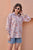 Heather Purple Smocked Sleeved Shirt