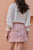 Pink Sand Mini Knotted Skirt