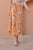 Pale Orange Midi Knotted Skirt