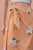 Pale Orange Midi Knotted Skirt