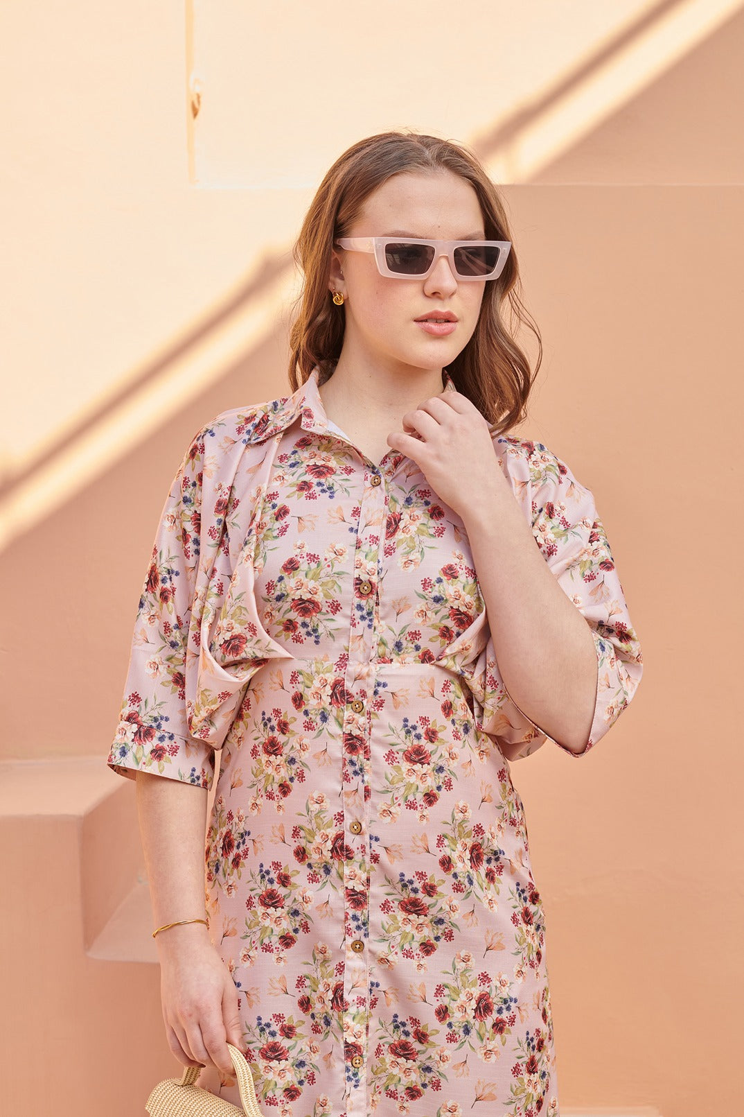 kamono shirt dress Winter Trees Kimono Shirt Dress P.S. FIORENZA