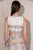 Petal Swirl Top & A-Line Skirt Set