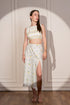 Garden Grid Top & A-Line Skirt Set