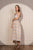 Petal Swirl Cutout Dress