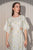 Garden Grid Side Cut Maxidress