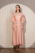 Retro Bloom Side Cut Maxidress