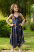 Persian Blue Palazzo Jumpsuit Kids (Clearance)