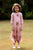 Carnation Pink Dhoti Jumpsuit Kids (Clearance)