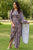 Persian Blue Saree Dress (Clearance)