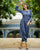 Twilight Blue Dhoti Jumpsuit (Sale)