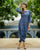 Twilight Blue Dhoti Jumpsuit (Clearance)