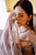 Mocha Brown Floral & Polka Dot Concept Saree Set