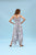 Iceberg Blue Striped Palazzo Jumpsuit (Clearance)