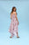 Soft Pink Berry Striped Palazzo Jumpsuit (Clearance)