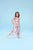 Soft Pink Berry Palazzo Jumpsuit Kids (Clearance)