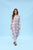 Iceberg Blue Striped Dhoti Jumpsuit (Clearance)