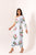 Striped One-Shoulder Dhoti Jumpsuit