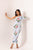 Striped One-Shoulder Dhoti Jumpsuit