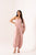Pink Sand One-Shoulder Dhoti Jumpsuit