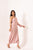 Pink Sand One-Shoulder Dhoti Jumpsuit