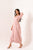 Pink Sand One-Shoulder Dhoti Jumpsuit