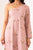 Pink Sand One-Shoulder Dhoti Jumpsuit