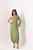 Seafoam Green One-Shoulder Dhoti Jumpsuit