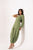 Seafoam Green One-Shoulder Dhoti Jumpsuit