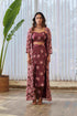 Burgundy Fusion Co-ord Set