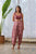 Burgundy Dhoti Pants & Sequinned Blouse Set