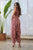 Burgundy Dhoti Pants & Sequinned Blouse Set