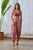 Burgundy Dhoti Pants & Sequinned Blouse Set