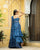 Midnight Blue Ruffle Saree with Blouse (Sale)