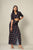 Heer Blue Cropped Shirt & Knotted Skirt Set (Clearance)