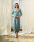 Dusty Teal Dhoti Jumpsuit (Clearance)