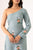 Dusty Teal One-Shoulder Dhoti Jumpsuit