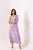 Very Peri Lilac One-Shoulder Dhoti Jumpsuit