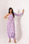 Very Peri Lilac One-Shoulder Dhoti Jumpsuit