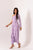 Very Peri Lilac One-Shoulder Dhoti Jumpsuit