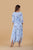 Cyan Blue Dhoti Jumpsuit (Clearance)