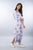 Striped Floral Dhoti Jumpsuit (Clearance)