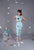 Aviary Blue Dhoti Saree Set Kids (Clearance)