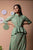 Seafoam Green Peplum Dhoti Jumpsuit (Clearance)