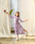 Very Peri Lilac Dhoti Jumpsuit Kids (Clearance)