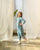 Dusty Teal Dhoti Jumpsuit Kids (Clearance)