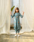 Dusty Teal Dhoti Jumpsuit Kids (Clearance)